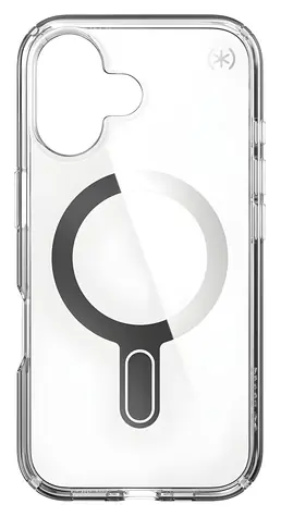 Speck Presidio Perfect Clear čirá / Kryt / Apple iPhone 16 / ClickLock