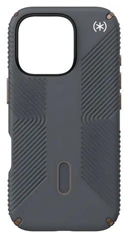 Speck Presidio2 Grip ClicLock iPhone 16 Pro šedá / Ochranný kryt / MagSafe uchycení / Protiskluzový povrch