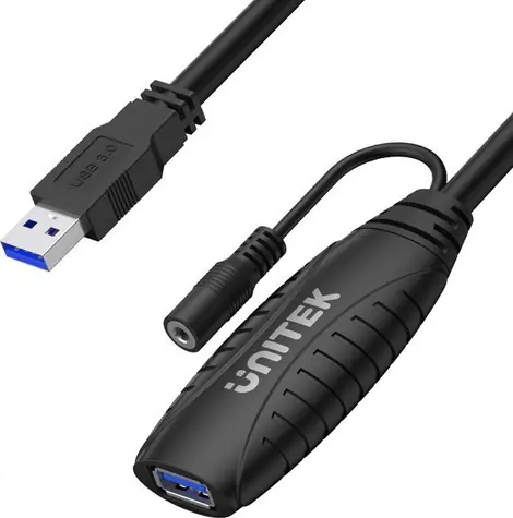 Unitek prodlužovací kabel USB 3.1 15 m / Prodlužovací kabel / se zesilovačem signálu / USB-A(M)-USB-A(F)