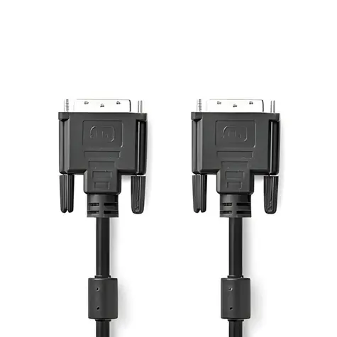 Nedis DVI-D 24+1 - DVI-D 24+1 2 m černá / DVI kabel / 2560x1600 / poniklované konektory / přímý
