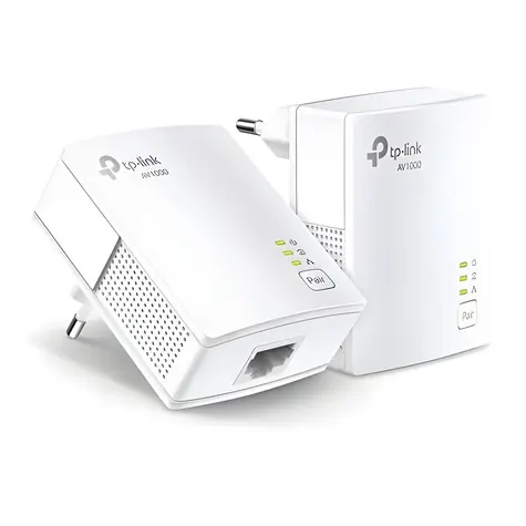 TP-Link AV1000 Powerline Starter Kit (TL-PA717 KIT) / Powerline sada / 1000 Mbit/s / Gigabit LAN / 2 ks