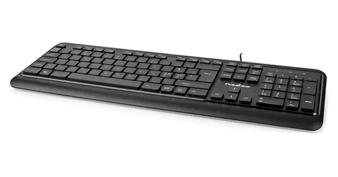 Nedis Multimediální klávesnice s numerickou klávesnicí / Klávesnice / USB-A / drátová / QWERTY