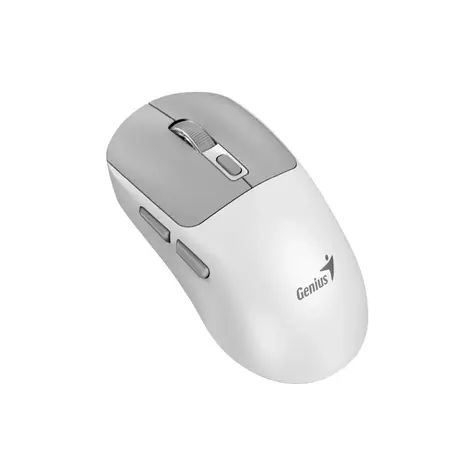 Genius NX-8260S BT bílo-šedá / Bezdrátová myš / optická / duální Bluetooth + 2,4 GHz / 2400 DPI / Copilot / 6 tlačítek