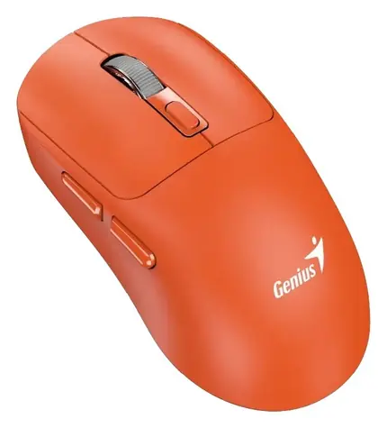 Genius NX-8260S BT oranžová / Bezdrátová myš / optická / duální Bluetooth + 2,4 GHz / 2400 DPI / Copilot / 6 tlačítek