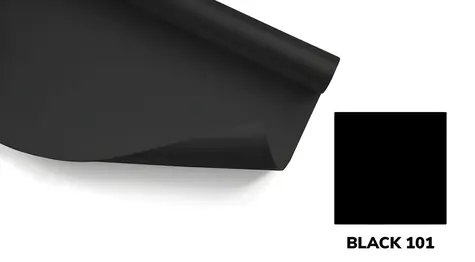 Fomei Fotopozadí BLACK černá / Papírové pozadí / Role 2,72 × 11 m