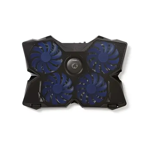 Nedis Chladicí podložka pro notebook / Chladicí podložka / 4x LED ventilátor / USB napájení / 15-19