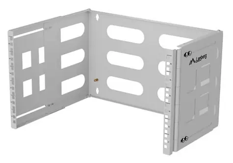 Lanberg Nástěnný držák 19” 6U šedá / Nástěnný držák / 497x400/240 mm / Nosnost 12 kg