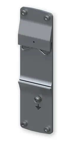 Teltonika TSW1XX / Montážní panel na DIN lištu / Hliník / 115 x 32,2 x 5,8 mm