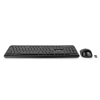 Nedis Bezdrátová sada klávesnice a myši / Sada klávesnice a myši / USB přijímač / QWERTZ DE / DPI 800–1600