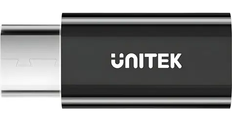 Unitek A1050ABK03 černá / Adaptér / USB-C - Micro USB