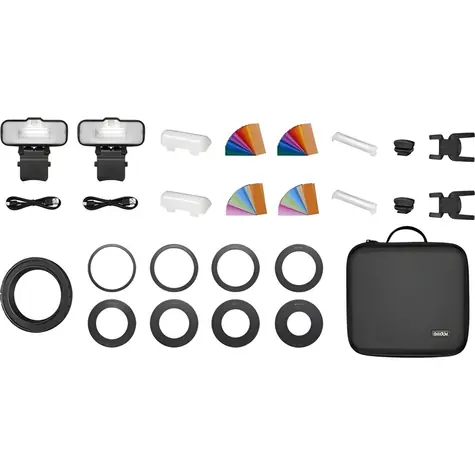 Godox MF12-K2 / Sada makro blesků / GN12 / 2,4 GHz / TTL / USB-C