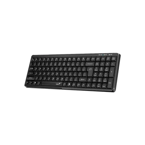 GENIUS LuxeMate Q7100BT černá / Bezdrátová klávesnice / 2,4 GHz + BT5.3 / Copilot / CZ+SK layout