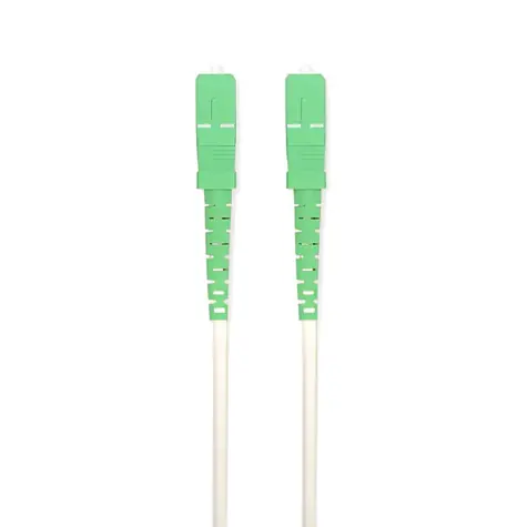 Nedis optický patch kabel SC/APC bílá / Patch kabel / SMF / 100 Gbps / 6 m