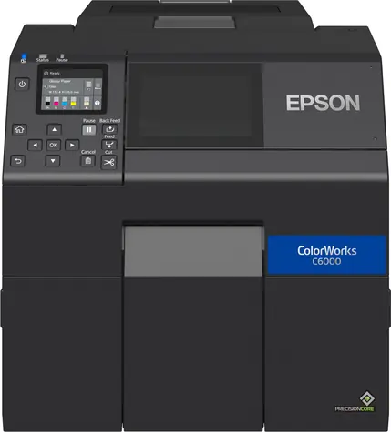 Epson ColorWorks C6000Ae černá / Tiskárna štítků / InkJet / 1200x1200 DPI / Ethernet