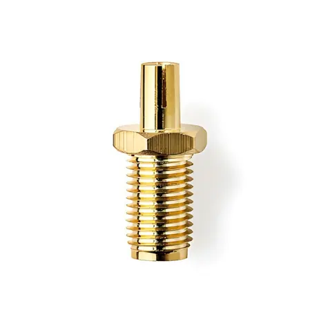Nedis Adaptér SMA(F) - TS9 zlatá / Adaptér / Pozlacené kontakty / 50 Ohm / 2 ks