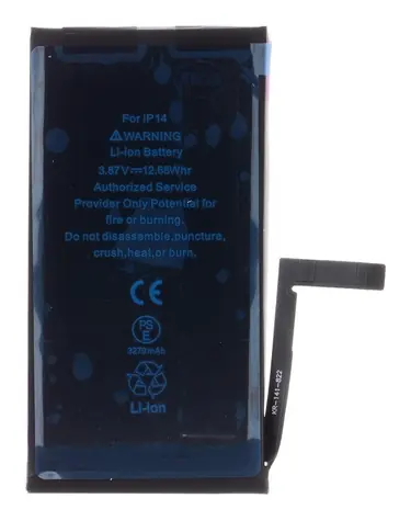 Noname Baterie pro iPhone 14 3279mAh Li-Ion (Bulk) / Baterie pro mobilní telefony / Apple kompatibilní / Resetovaná