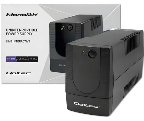 Monolith UPS 650VA / Záložní zdroj UPS / Line-Interactive / 360 W / AVR