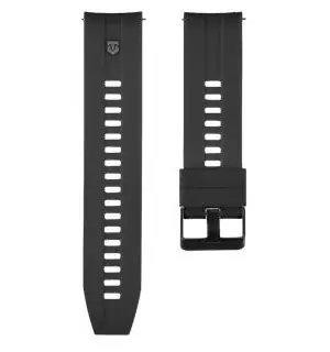 Tactical Quick Release Silikonový Řemínek 24mm černá / Řemínek / Silikonový / 24 mm