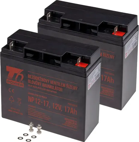 T6 Power RBC7 / Baterie pro UPS / 2x 12V 17Ah / pro APC Smart-UPS/Back-UPS