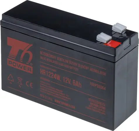 T6 Power RBC114, RBC106 / Baterie pro UPS / 1x 12V 6Ah / pro APC Back-UPS