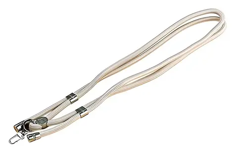 ER Lanyard béžová / Šňůrka na telefon / nastavitelná délka