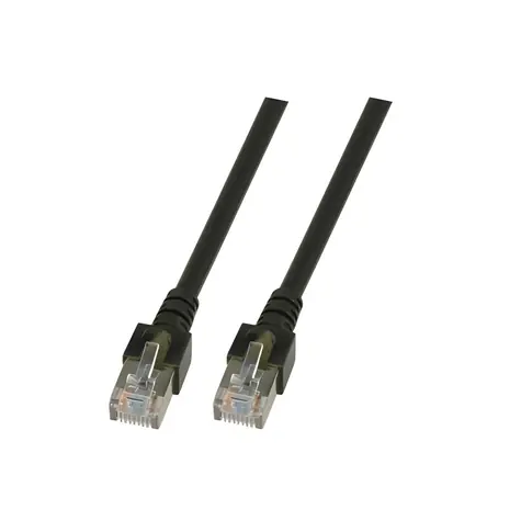 EFB Cat5e SF/UTP černý / Patch kabel / RJ-45 / 25 m / PVC / CCA