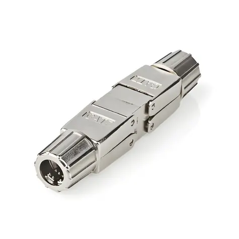 Nedis Spojka RJ45 CAT7 / Spojka / stíněná / kovová / přímá / 10 Gbps / 600 MHz