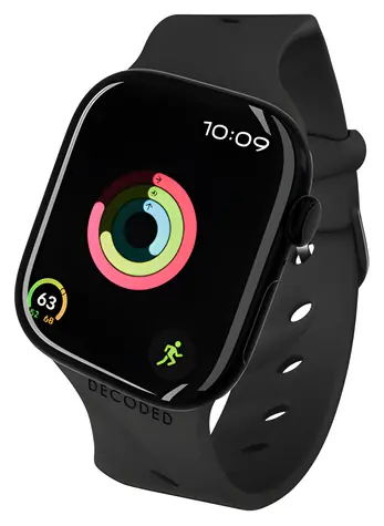 Decoded Ares Splice Strap černá / Řemínek / Apple Watch 40/42 mm / silikonový