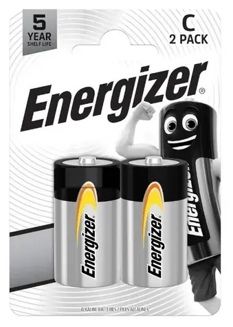 Energizer Everyday C 2 ks / Baterie / Alkalická / LR14 / 1,5 V