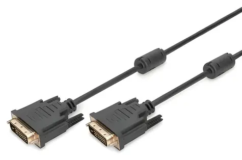 Digitus DVI-D Dual Link kabel černá / Propojovací kabel / DVI-D 24+1 / 5 m / max. 2560×1600 px