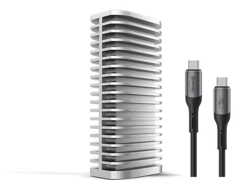 TerraMaster D1 SSD PRO / Externí box pro SSD / USB4 80 Gb/s / 1x M.2 NVMe / diskless