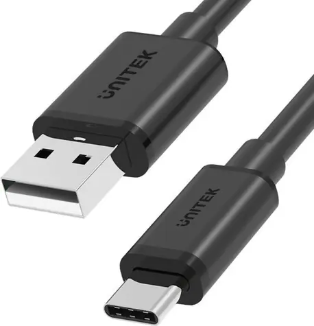 Unitek Y-C482BK černá / Kabel USB-C / USB-A (M) - USB-C (M) / 1 m
