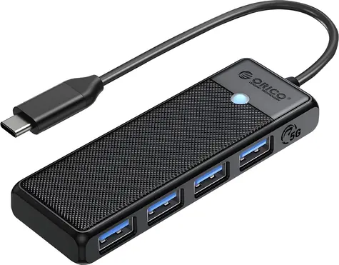 Orico PAPW4A-C3-015 černá / USB hub / 4x USB-A 3.0 / kabel 0,15 m