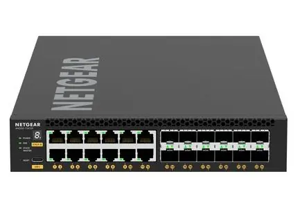 Netgear XSM4324-100NES / Switch / 12x RJ-45 10G / 12x SFP+ 10G / L3 / bez PoE