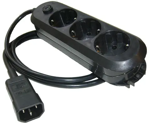 ONLINE USV-Systeme adaptér s IEC konektory / Adaptér / 10 A