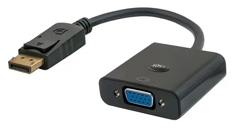 Savio CL-90/B černá / Adaptér / DisplayPort - VGA / M-F