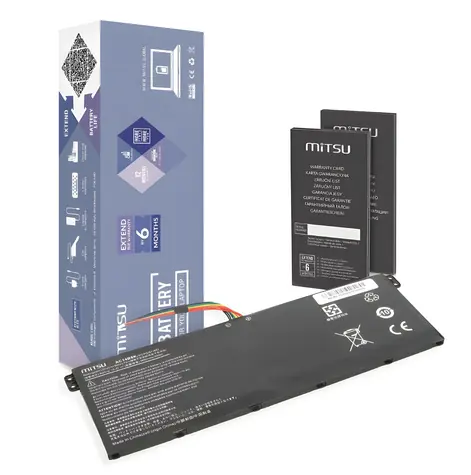 Baterie pro Acer Aspire E3-111 & V5-122 3600 mAh / Baterie pro notebook / 15,2 V / 52 Wh