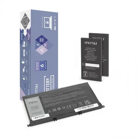 Baterie 357F9 pro Dell Inspiron 5577, 7557 / Baterie pro notebook / 6600 mAh