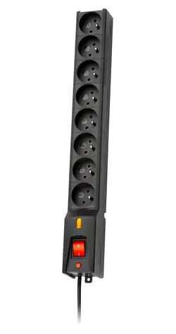 Lestar LX 810 černá / Přepěťová ochrana / 1 zásuvka / 5 m