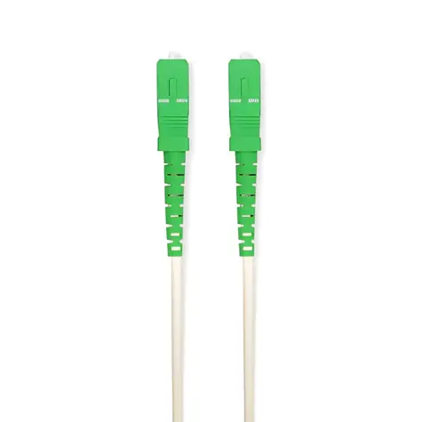 Nedis optický patch kabel SC/APC-SC/APC bílá / Optický kabel / SMF / 100 Gbps / 2 m