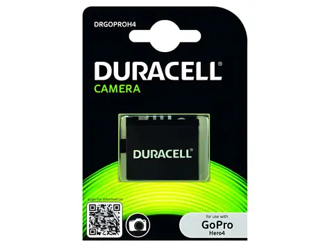 Duracell / Akumulátor pro GoPro Hero 4 / Li-Ion / 1160 mAh / černá