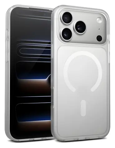 Crong Hybrid Matte Magnetic bílá / Ochranný kryt / Apple iPhone 17 Pro / MagSafe