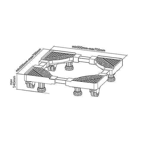 Univerzální pohyblivý podstavec MC-855 / Podstavec / univerzální / 3,26 kg