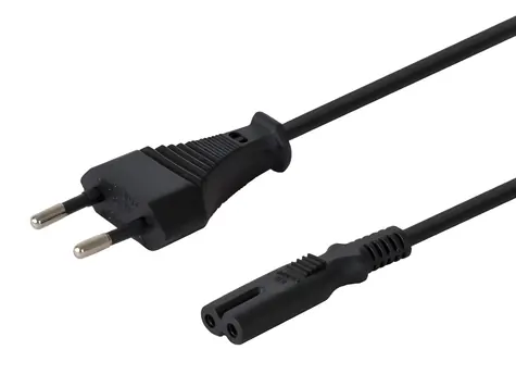 Savio CL-97 / Napájecí kabel / 2pin / 1,2 m / 10 ks