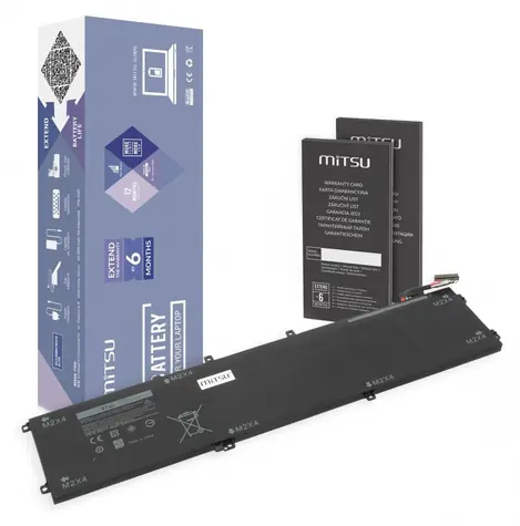 Baterie 6GTPY pro Dell XPS 15 9550 / Baterie pro notebook / 6000 mAh / 69 Wh / 11,55 V