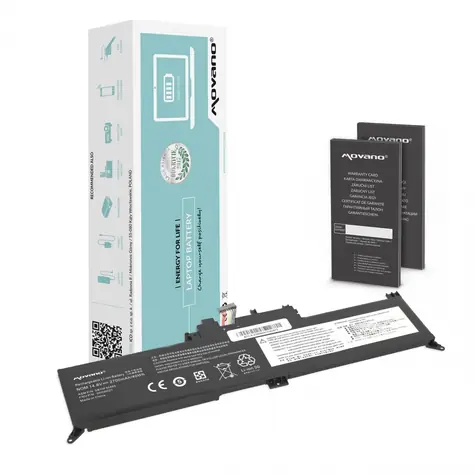 Baterie 00HW027 01AV434 pro Lenovo ThinkPad Yoga 260 & 370 & X380 / Baterie pro notebook / 2700 mAh / 40 Wh