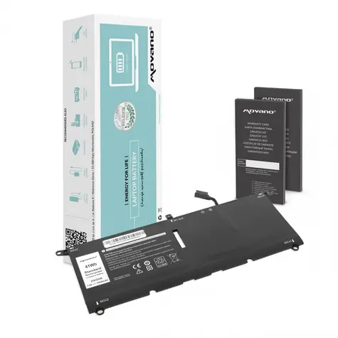 Baterie DXGH8 G8VCF pro Dell XPS 13 9370, 9380 / Baterie pro notebook Dell / 5500 mAh / 41 Wh