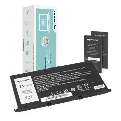 Baterie 357F9 pro Dell Inspiron 5577, 7557 / Baterie pro notebook Dell / 6300 mAh / 72 Wh