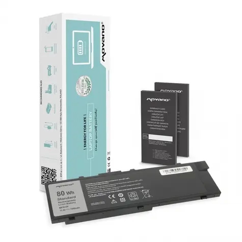 Baterie MFKVP pro Dell Precision 15 7510 a 17 7710 / Baterie pro notebook / 7000 mAh / 80 Wh