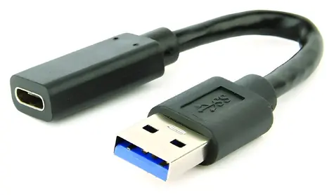 Adaptér USB 3.1 typ A (M) - USB-C (F) 10 cm / Redukce
